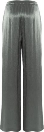 Nenette Wijde broek - Dames - Wijde Broeken - Groen - 2XL - Broeken
