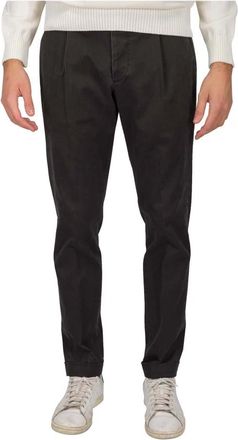 BRIGLIA 1949 EEN Broek - Heren - Chinos - Zwart - 2XL - Katoen - Broeken