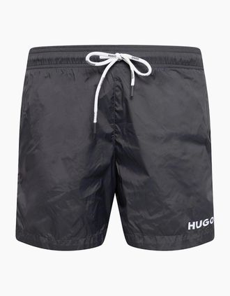 HUGO BOSS Mens Haiti Quick Drying Swim Shorts - Grey - Size: 37/36/32