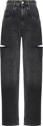 Maison Margiela HIGH-WAISTED SIDE-CUT JEANS - Maison Margiela - Woman