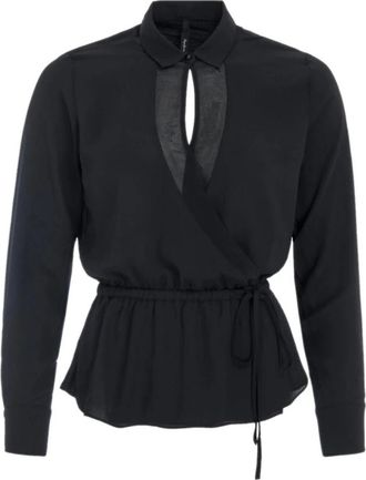 Pepe Jeans London Blouses - Dames - Blouses - Zwart - XS - Overhemden