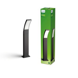 Philips Lighting Paletto Con Led Integrato Splay, Per Esterni, Ip44, 2700k, Antracite
