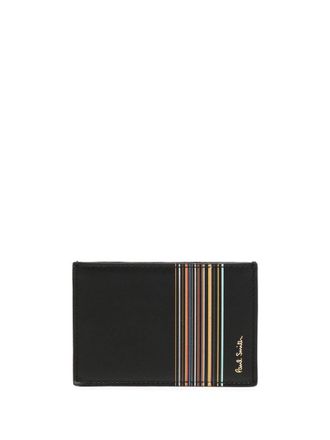 Paul Smith Signature Stripe Leather Cardholder