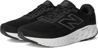 New Balance Mens Fresh Foam X EVOZ v4 Running Shoes, Black/Phantom/Black Metallic, 11/M