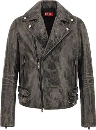 Diesel Cowhide Leather Mens Jacket