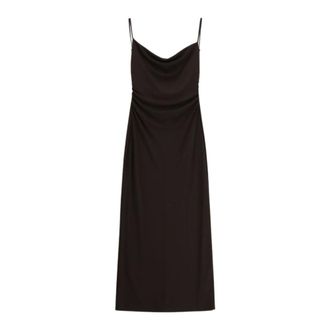 Please Midi Dresses, female, Brown, Size: L Abito Lungo