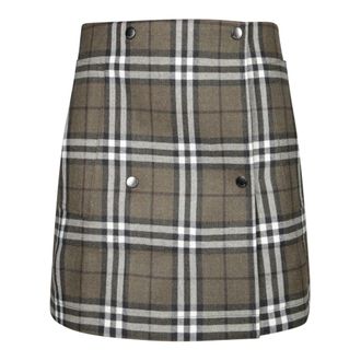 Burberry Dames, Rokken, Beige, Maat: XS Katoen
