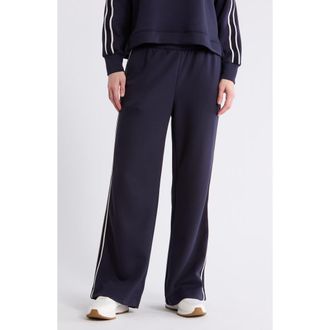 T Tahari Braided Trim Scuba Knit Pants in Deep Navy at Nordstrom Rack, Size X-Large