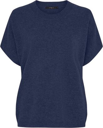 BTF-CPH Camiseta de punto de cuello redondo - Knitwear - Mujer - Azul - XS
