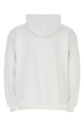 VTMNTS Cotton-Blend Oversize Hoodie - White