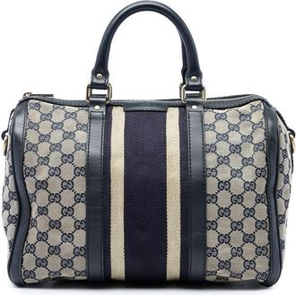 Gucci Pre-owned Gucci Medium GG Canvas Web Joy Boston Bag Ladies VYYUKJBGQMTVPQCL