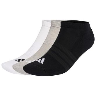adidas Cushioned Essential Low Cut 3-Pack Multifunktionssocken f&uuml;r Herren | schwarz