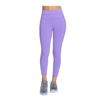 Skechers Performance GOWALK Draag Hoog-Waisted 7/8 Nylon Dames Roze Sportleggings