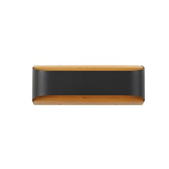 Lindby L&aacute;mpara de pared LED exterior de aluminio negro