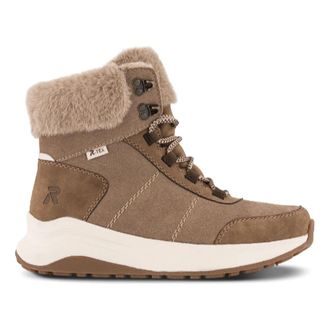 Rieker Z0902-64 Winter Boot - Dames - Schoenen - Beige - Maat: 41 EU Leer