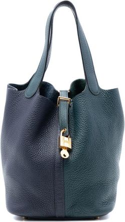 Herm&egrave;s Pre-owned Hermes Bicolor Clemence Picotin Lock 22 Ladies XV1ETEBZ1VRCLLR3