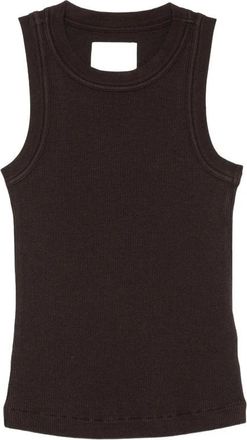 Citizens Of Humanity Isabel Rib Tank - Dames - Tops zonder mouwen - Bruin - M - Katoen - Tops