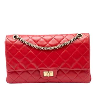 Chanel Pre-owned Double Flap Bag - Dames - Pre-owned - Rood - Maat: ONE Size Leer