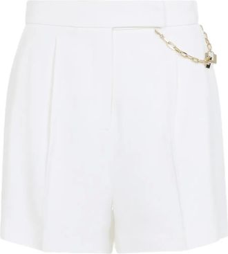 Elisabetta Franchi Shorts con catena - Toni neutri