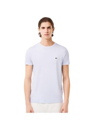 Lacoste Mens Pima T-shirt - Blue Cotton - Size X-Large