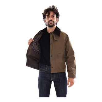 Barbour SL Spey Jacket - Heren - Jassen - Beige - Maat: L Katoen