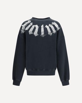 Palm Angels Big Neck Logo Sweatshirt Male M
