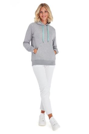 Accouch&eacute;e Iconic Maternity/Nursing Hoodie in Grey at Nordstrom, Size X-Large Eu