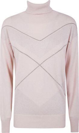 D.exterior D. EXTERIOR High Neck Intarsio Lux