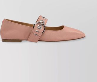 Aeyde buckle detail flat sole ballerina shoes