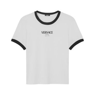 Versace Donna, Top, Bianco, S, new