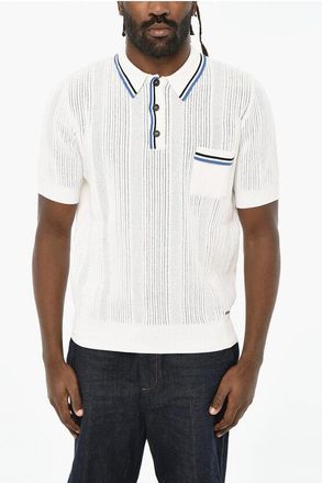 Dsquared2 Perforated Sweater with Polo Neck size Xl