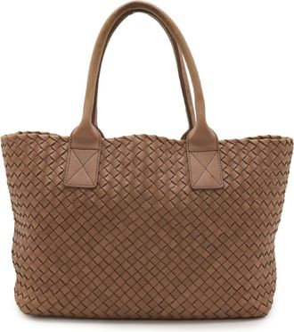 Bottega Veneta Dusty Pink Leather Shoulder Bag Tote Bag (Pre-Owned)