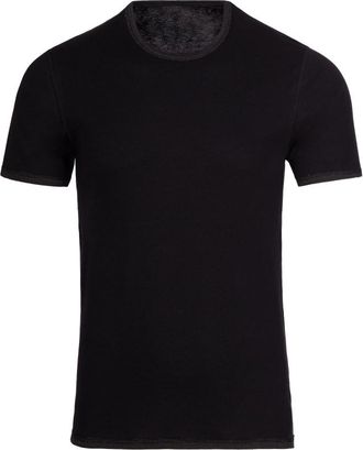 Trigema Funktionsshirt TRIGEMA TRIGEMA Funktionsshirt, Herren, Gr. 3XL, schwarz, Aussenseite: 100% Baumwolle, Innenseite: 66% Baumwolle, 22% Polyester, 12% Si