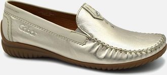 Gabor Womens CALIFORNIA 66.090 LADIES MOCCASIN - Silver - Size: 4.5/G