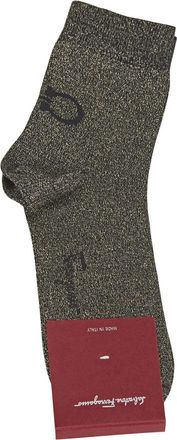 Ferragamo Salvatore Ferragamo Gancini Lurex Socks
