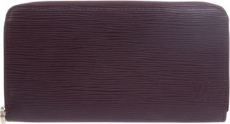 Louis Vuitton Purple Epi Leather Long Wallet (Bi-Fold) (Pre-Owned)