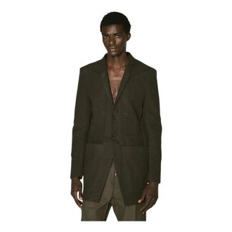 Rick Owens Heren, Jassen, Groen, Maat: L Katoen