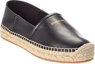Ferragamo Alma Leather Espadrille