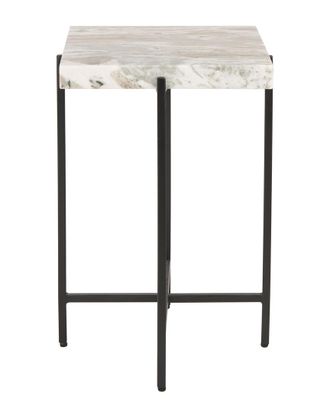 Safavieh Tenzin Stone Top Accent Table