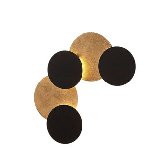 Lindby L&aacute;mpara De Pared Led grazyna En Negro Metal - Lindby