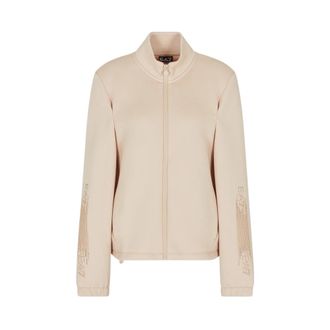Emporio Armani Stijlvolle Sweaters Collectie - Dames - Zomerjassen - Beige - M - Jassen