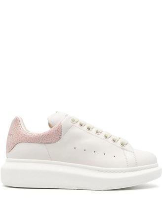 Alexander McQueen Oversized Sneaker With Crackled Heel Tab Shoes