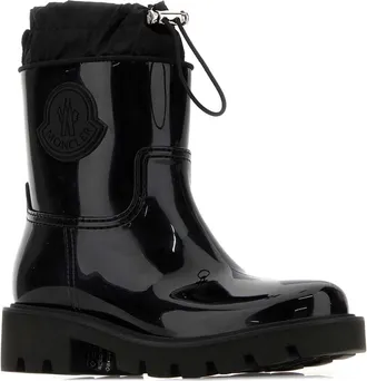 Moncler Womens Kick Stream Boot Black Pvc