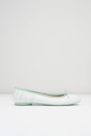 Bloch Ladies Lyra Ballet Flats, White Mint Leather