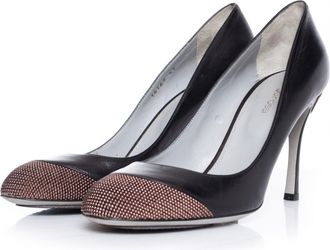 Sergio Rossi Sergio Rossi pumps in het zwart met studs