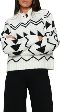 Sanctuary Below Zero Sweater in Beige/Chalk at Nordstrom, Size Medium