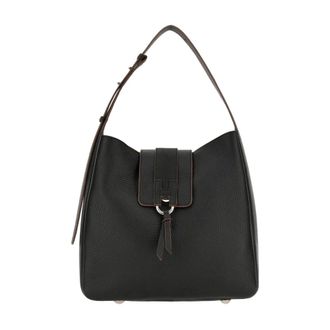 Hogan H01X Hobo Vertical Bag - female - Hogan - Shoulder Bags - Black - ONE SIZE - Bags