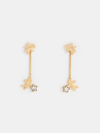 Charles & Keith Athalia Gingerbread-Fairy Drop Earrings