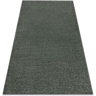 RugsX Rugsx - Carpet wall-to-wall indus green 27 plain, melange green 200x450 cm