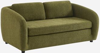 Sweeek Sof&aacute; Cama Convertible Con Tejido Chenilla, 2 Plazas